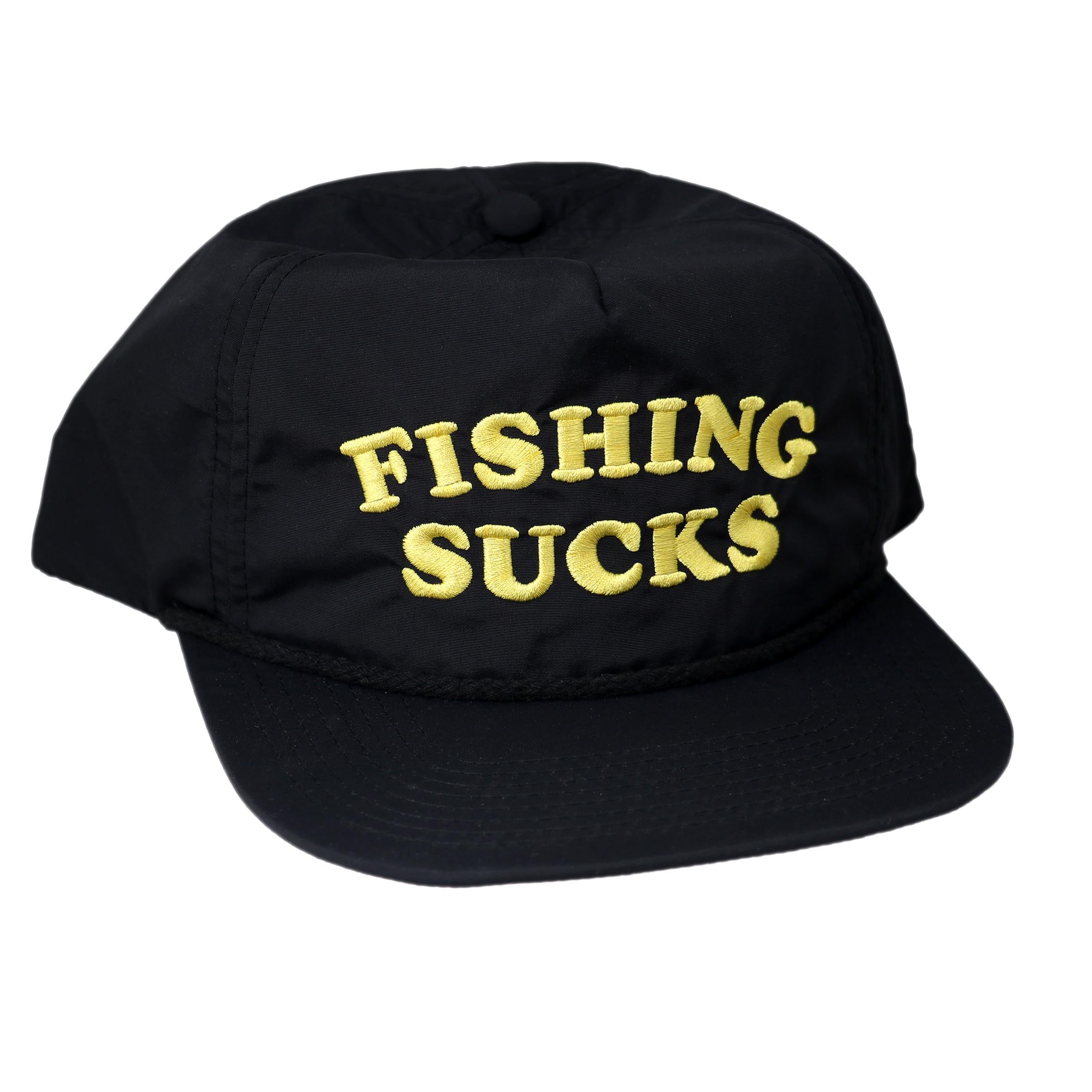 Fishing Sucks - Black Cap – Lobster Shanty