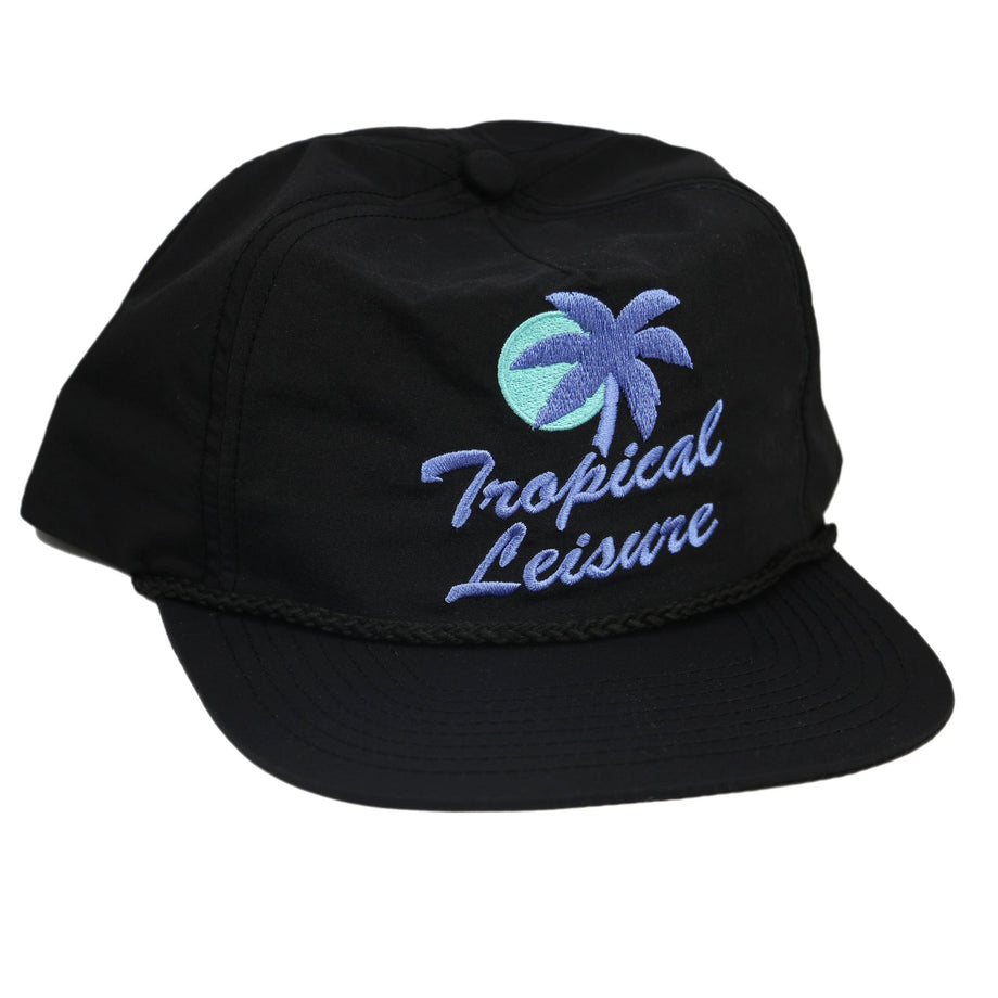 Tropical Leisure - Black Nylon Cap